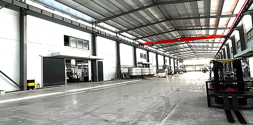 BOOS completed the construction of the second workshop and office section of the No. 2 factory